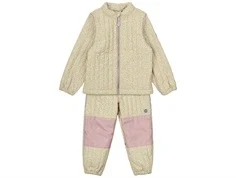 Mikk-line termosæt adobe rosa med blomsterprint